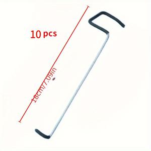 TEMU 10개 금속 가지 굽힘기 세트 - 과일 나무와 묘목을 위한 조절 가능한 가지 확장 홀더 도구, 정원 훈련용 가지 제어 및 스캐폴딩 형성