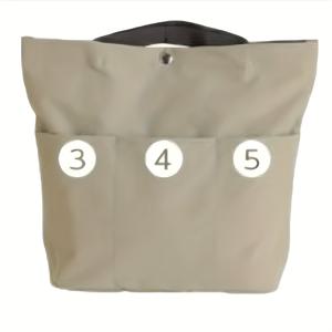 TEMU 지퍼가 달린 대용량 지갑 정리함, 다양한 사이즈의 여성 핸드백 및 토트백에 적합한 손잡이 포함