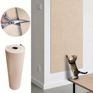 TEMU 실내 고양이용 고양이 스크래칭 보드, 가정용 고양이 스크래치 스티커에 적합, 가정 장식에 이상적, 스타일, 애완 동물 용품, 모던 애완 동물 액세서리, 자가 접착식 고양이 스크래칭 보드, 내구성이 뛰어나고 오래 지속됩니다.