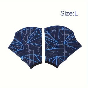 TEMU 1 쌍 수영 물갈퀴 장갑, 수상 스포츠 훈련 손 오리발, 남성 여성을 위한 수영 장비|오리발