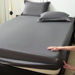 TEMU 부드럽고 통기성 좋은 마이크로파이버 매트리스 커버 - 세탁기 사용 가능, 브러시드 텍스처로 따뜻함, 단색 침대, 대부분의 침대 프레임에 적합