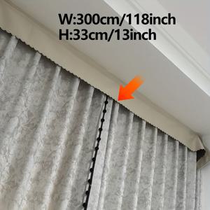 TEMU 1개 무드릴 커튼 - 자가접착식 상단 차광 창문 커버, 거실/침실/사무실용 실내 어둡게 보온 창문 드레이프, 쉬운 설치, 프라이버시 윈도우 쉐이드, 모던한 브러쉬드 패브릭 질감, 고품질 소재, 홈 데코레이터용 스타일리시 창문 장식