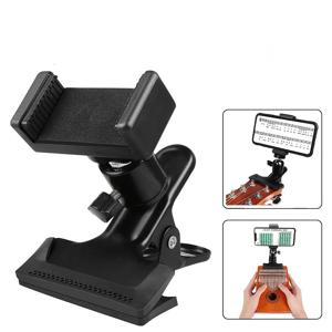 TEMU 360도 회전 기타 휴대폰 홀더 instructional video (칼림바 엄지 피아노 기타 휴대폰 스탠드용)