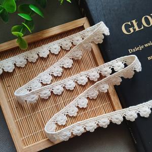 TEMU 2 Code 화이트/베이지 빈티지 3D 플로럴 자수 1.3CM 넓은 레이스 트림 의류 추가 커튼 가방 재료 휴일 장식 선물 장식