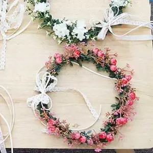 셀프촬영 꽃 웨딩촬영 화관 4가지 플로리아 헤어장식 소품