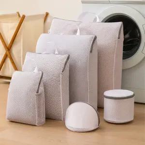 고급 입체 세탁망 4종/6종 3D 메쉬원단 소/중/대/특대/원형/삼각 다용도 세탁망