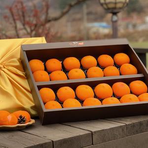 [2박스][5호] 청도반건시 곶감 선물세트 24입 대과(70g내) 황금보자기