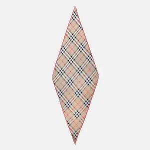 (버버리) 다이아몬드 실크 체크 스카프(8116998)