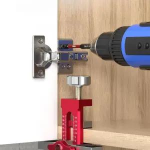 도어 마운팅 싱크대 장착 보조 문설치 지그 레벨링 행잉캐비닛 1개 장치 구