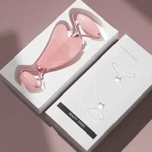 얼굴 괄사 하트 마사지기 승모근 어깨 목 림프 바디 종아리 두피 페이스룰러 Kk404