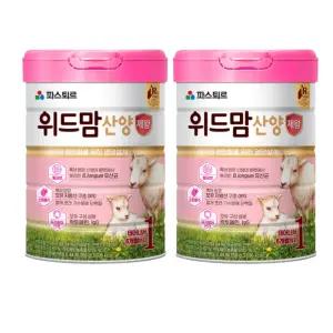 파스퇴르 위드맘 산양 제왕 분유 1단계 750g 2개