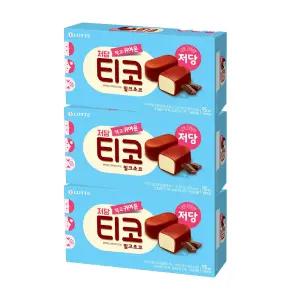 [슈팅냉동] 롯데웰푸드 티코 밀크초코 저당 510ml, 3개