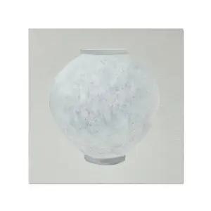 카페 개업선물 달항아리그림 유화 현대미술 인테리어액자