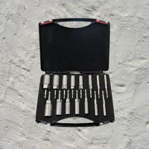 육각 롱비트 소켓 15종세트 전동드릴 임팩 복스알