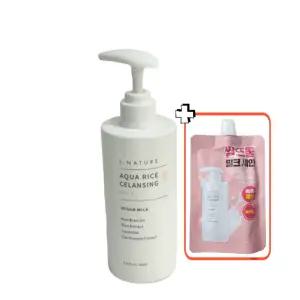에스네이처 아쿠아 라이스 클렌징밀크 280ml(+리필팩 100ml)