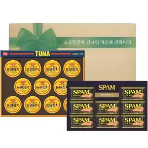 동원참치 스팸 혼합선물세트( S11호+ 스팸12K ) 고급택배박스