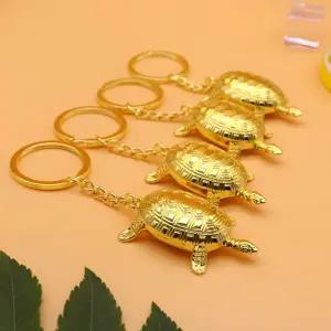 거북이 행운 풍수 열쇠고리 황금 금전운