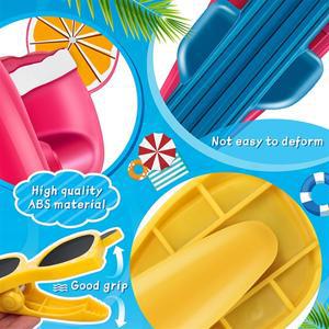 AEA9-비치 타월 비치 의자 용 방풍 클립 파티오 및 풀 액세서리 가정용 만화 칵테일 안경