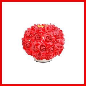 북유럽 장미 꽃 꽃다발 테이블 램프 낭만적인 머리맡 야간 조명 웨딩 장식