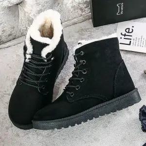 여성 겨울 캐주얼 워커 부츠 데일리 슈즈
