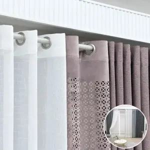 [지나송]플롬 삼중직 암막커튼(620x230) 코디커튼(봉 설치부속)