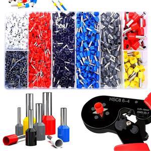 VE 관형 압착 단자, 케이블 전기 커넥터, 절연 와이어 커넥터, 튜브 유형 단자 압착 펜치 HSC86-4