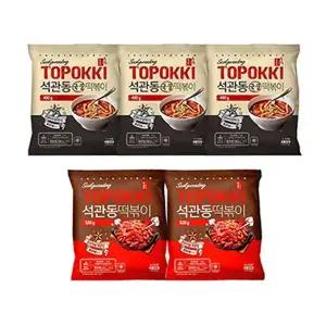 석관동 국물떡볶이, 490g, 3개 + 오리지널 떡볶이, 520g, 2개