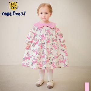 [몰리멜리] 플레르리본카라원피스