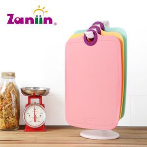 [자닌]도마세트[이유식도마 3P+거치스탠드(걸이형)]국민이유식도마/인덱스도마/항균도마