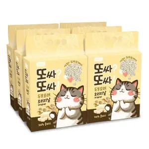 태비 또또 두부모래 가는입자 오리지날 7L x 6개