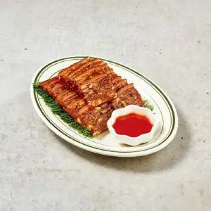 [두레식품] 편육 300g 6팩 + 새우젓 6개 +궁채피클 1팩