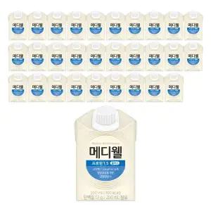 [소비기한 임박] 메디웰 프로틴1.5 플러스 200ml, 30입, 1개