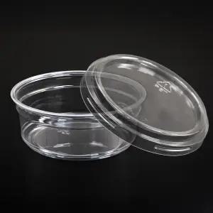 117파이 8온스 (240ml) 페트컵 원형 델리컵+무타공 평리드 100개 세트