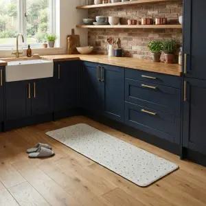 모던하우스 PVC 체크테라조 발매트 120x44