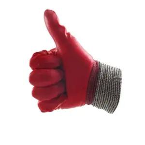 동원장갑 완전코팅 적색-10켤레잡 반코팅 면갑 작업용 목갑 공사 안전 용목 용면 면세트 목세트