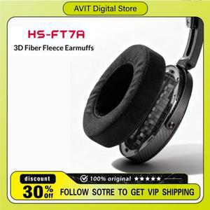 FT7 3D 섬유 벨벳 이어 쿠션을 위한 새로운 FiiO HS-FT7A 헤드폰 귀마개 부드럽고 피부 친화적인 커스텀 E-