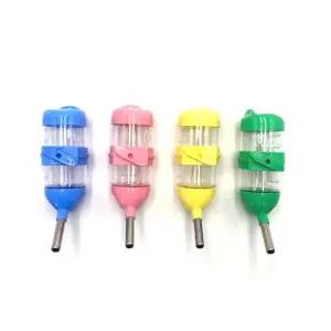 앵무새 물통 자동 볼 급수기 80ml 코뉴어 퀘이커 왕관 앵무새 자동급수 물 오?방지 색상 랜덤 발송