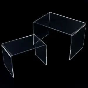 진열대 직사각 ㄷ형 아크릴 소 130x80x90 제품진열대