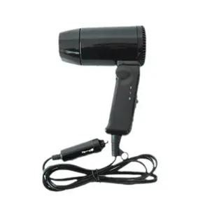 여행 드라이기 차량용 캠핑 시거잭 자동차 충전식 차박 휴대용 블랙 소형