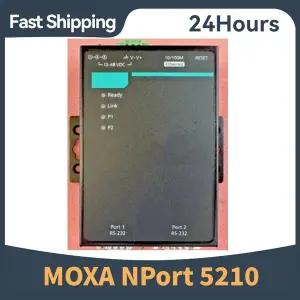 1PCS MOXA NPort 5210 RS232 2포트 시리얼 서버 네트워킹