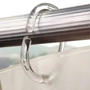 샤워 커튼링 커텐링고리 욕실커텐고리 커튼봉고리 투명플라스틱링 아크릴커튼고리