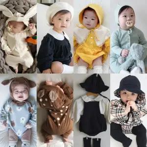 [쁘띠드엔] BEST 봄신상 아기옷 신생아옷 바디슈트 우주복 백일 3개월 6개월 유아옷