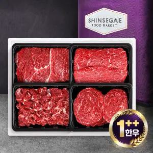 [대구축협 팔공참한우](대구신세계)[산지/냉장]1++등급 프리미엄 한우 선물세트 4호 2kg (불고기,국거리...