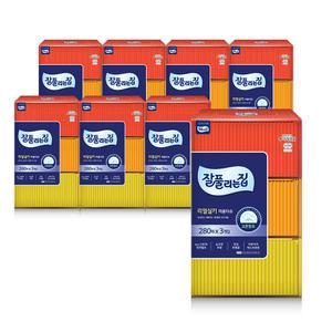 잘풀리는집 리얼실키 미용티슈 280매 3입 X 8팩(24입)