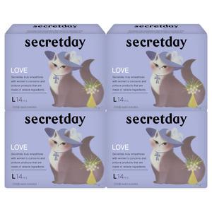 시크릿데이 러브 대형 14개입 4팩 (총56개)