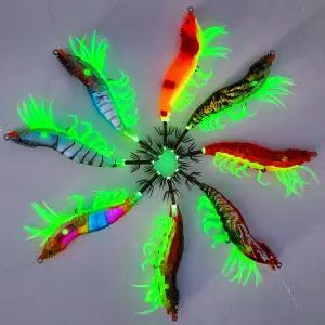 야광 새우 에기 쭈꾸미 문어 갑오징어 수평 쉬림프 리얼 애기