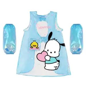 포차코 투명 메쉬 앞치마 세트/미술/가운/유치원/아동용/유아/키즈/압치마/어린이집/요리/놀이/아이/어린이