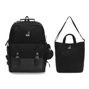 [캉골키즈](의정부점)조세 백팩 세트 SE 0801 블랙 (ASEBNP08010BK)
