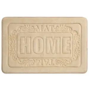 미끄럼방지 메모리폼 욕실 발매트 베이지 주방 발판 쿠션 매트