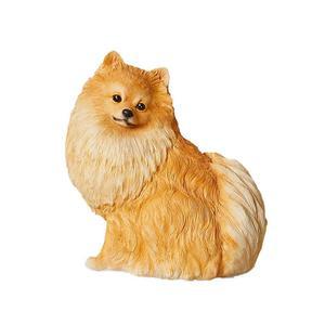 포메라니안 동상 인테리어 화이트 강아지조형물 야외 모형 1813 장식 조각상